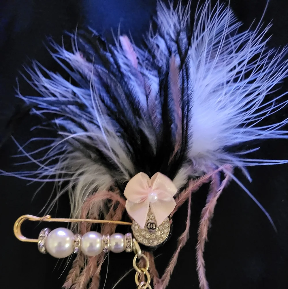 Hand made brooch - Picture 3 of 4